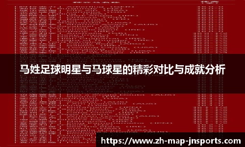 马姓足球明星与马球星的精彩对比与成就分析